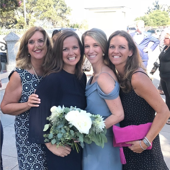 Jenny Yoo Sabine Dress in Denmark Blue color - Picture 3 of 3